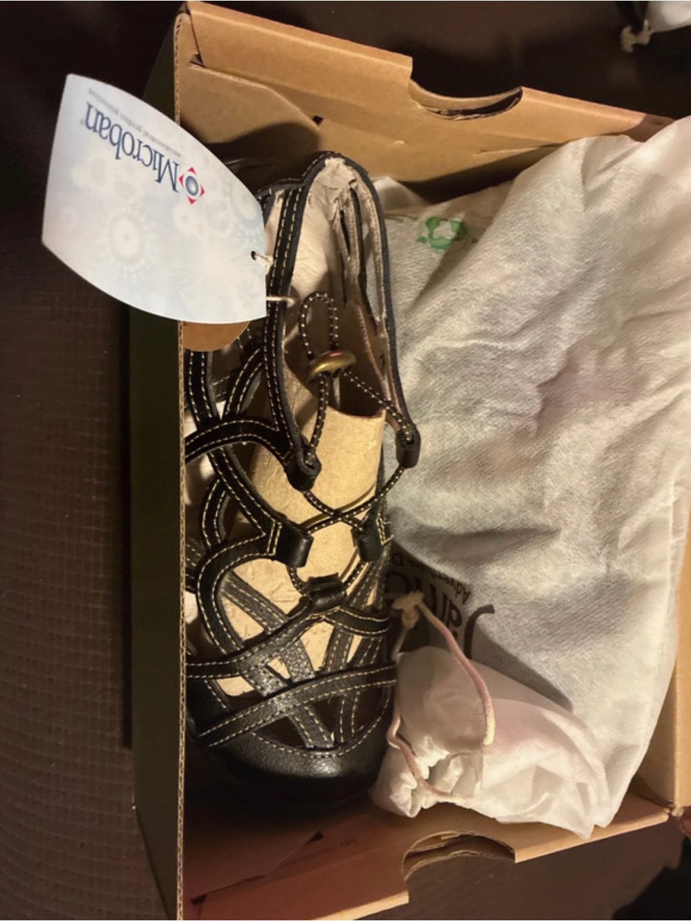 Jambu Black Multi-Strap Comfort Sandals - Picture 6 of 7